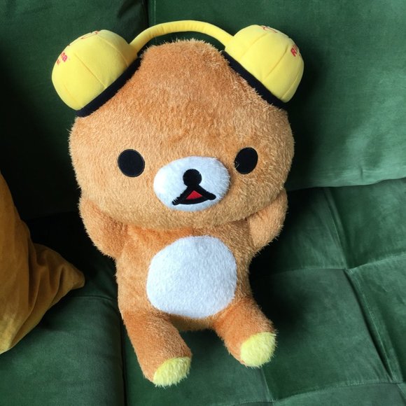 Rilakkuma Headphone Plush XL - Picture 1 of 8